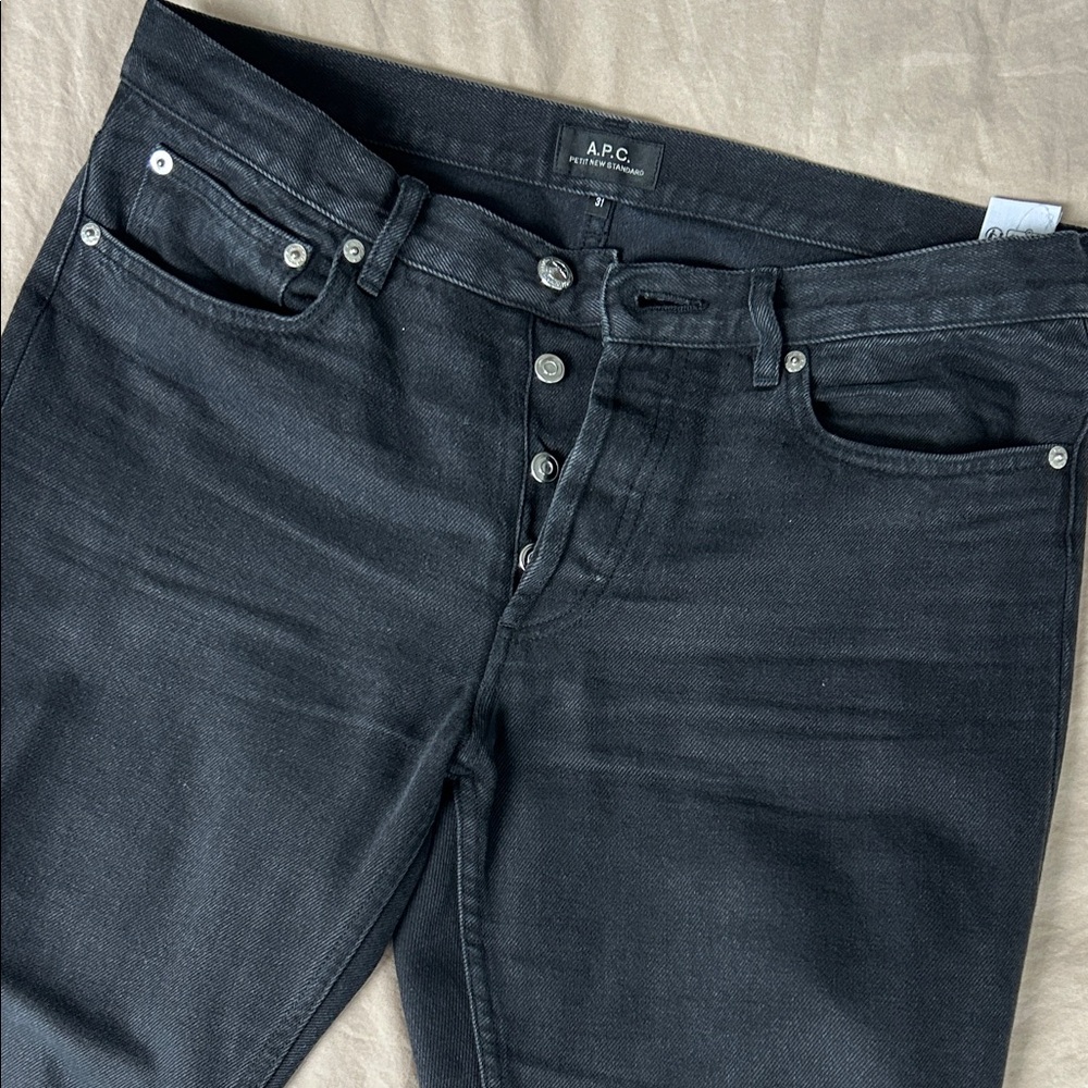 A.P.C. Men's Petit New Standard Dark Gray Jeans